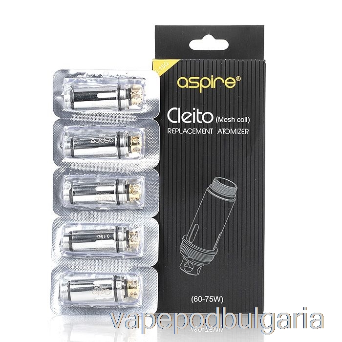 Vape 10000 Дръпки Aspire Cleito Replacement Coils 0.4ohm Kanthal